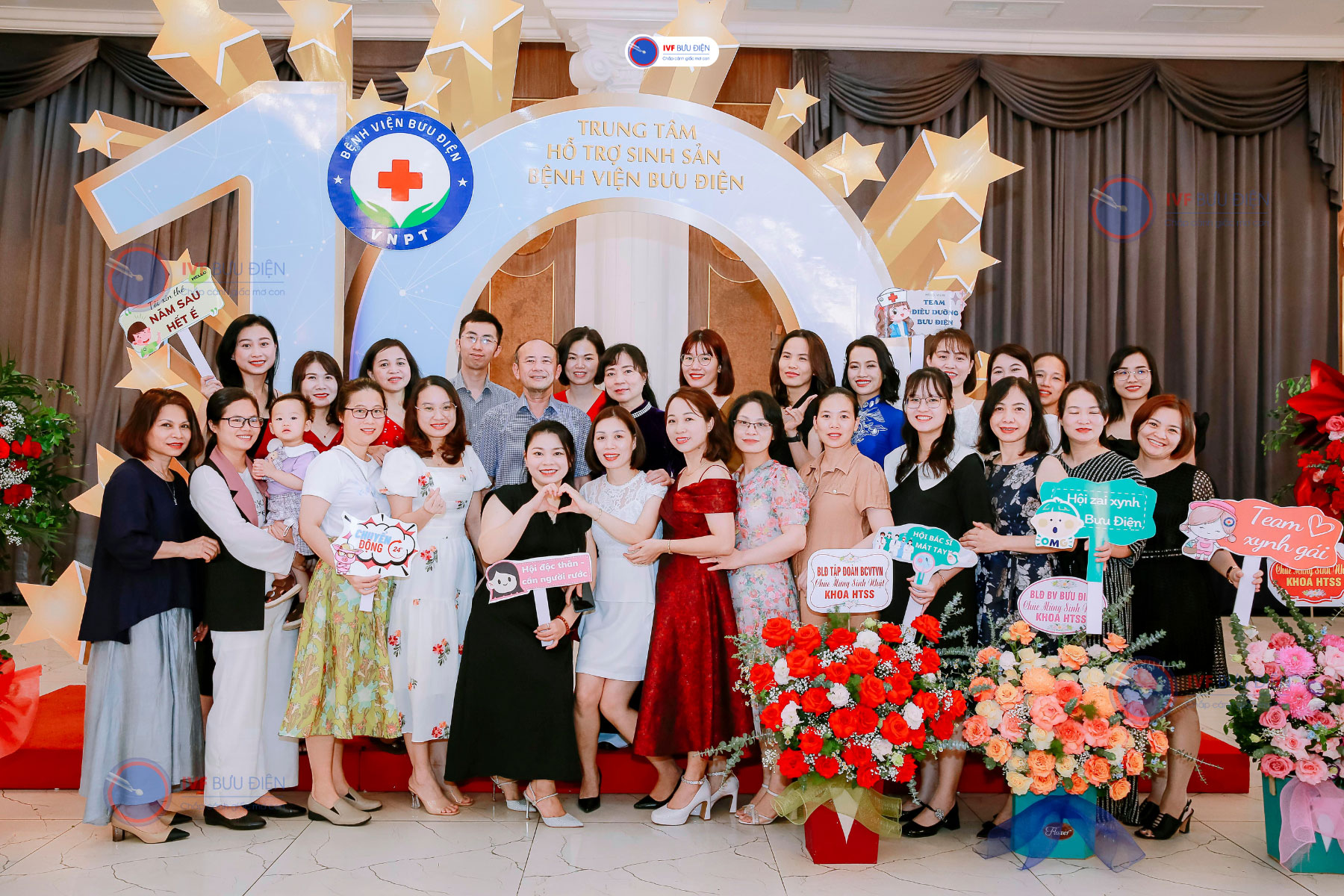 Ngày 01/06/2023, IVF Bưu điện kỷ niệm 10 năm thành lập Trung tâm