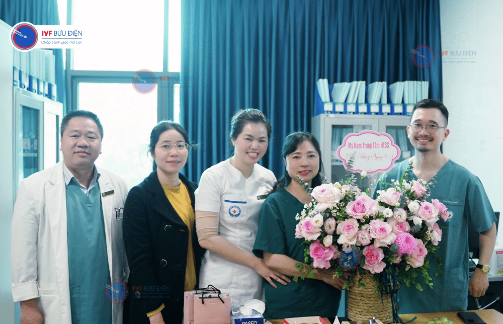 Những thiên thần áo trắng của IVF Bưu điện ngày 8/3