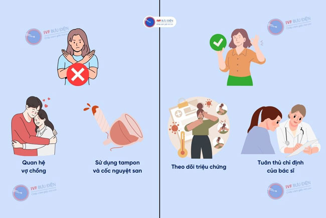 Những lưu ý sau khi hút buồng tử cung