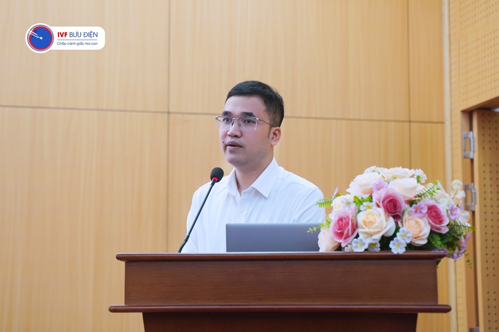 hS.BS Phùng Ngọc Anh chia sẻ " Lựa chọn đúng phác đồ kích thích và loại LH phù hợp giúp gia tăng cơ hội thụ thai cho các cặp vợ chồng mong con."