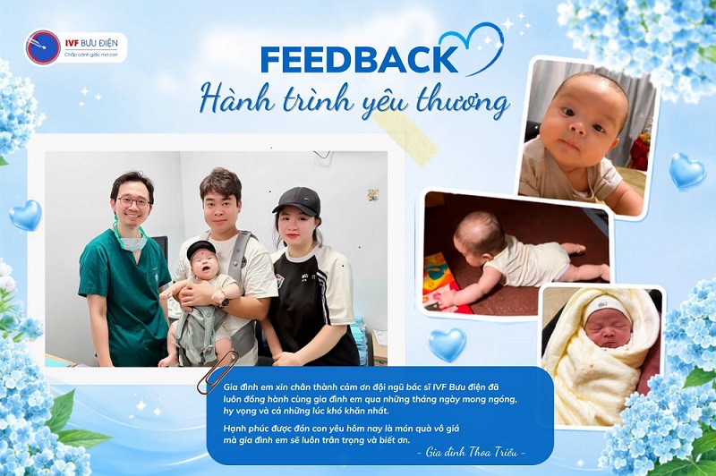 Tắc vòi trứng không phải dấu chấm hết: Hành trình gần 2 năm mong con của gia đình trẻ và cái kết ngọt ngào tại IVF Bưu điện