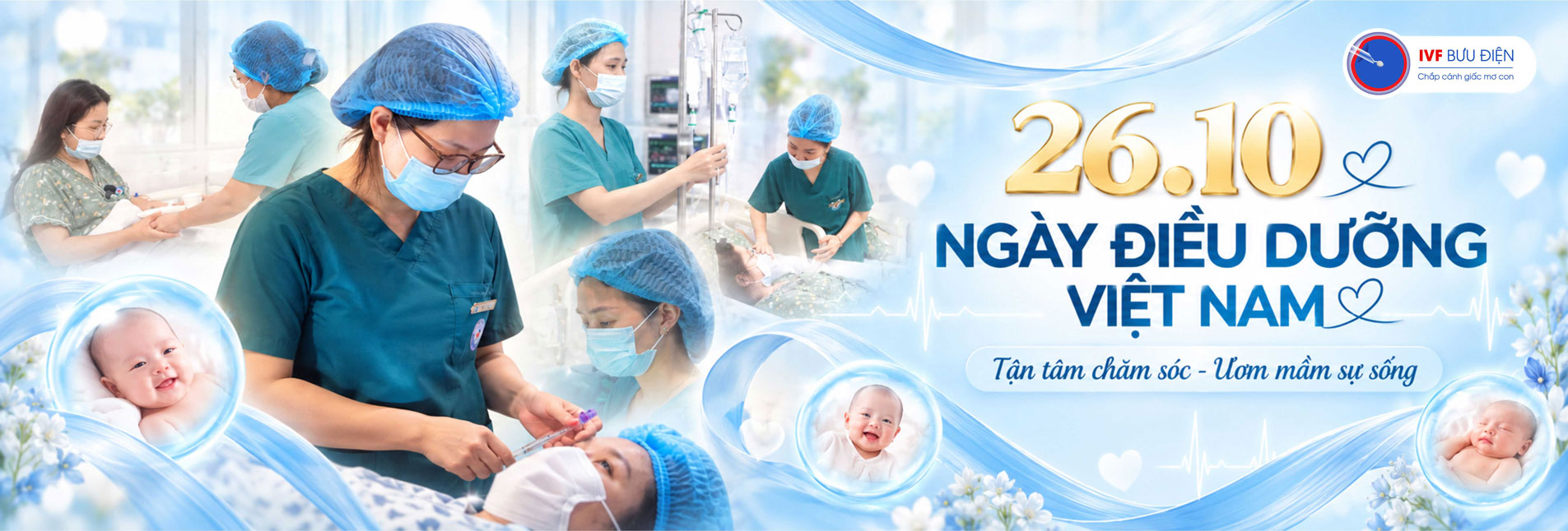 IVF Bưu điện chúc mừng ngày điều dưỡng Việt Nam 26/10