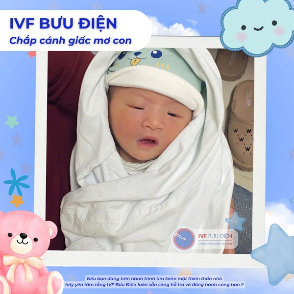 Cả nhà gọi Minh Châu là bé Đậu vì bố mẹ chuyển phôi lần đầu "Đậu" luôn tại IVF Bưu điện sau 10 năm mong con