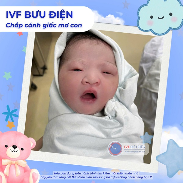 Cuối năm Ất Tỵ – Món quà ngọt ngào của hành trình 10 năm mong con tại IVF Bưu điện