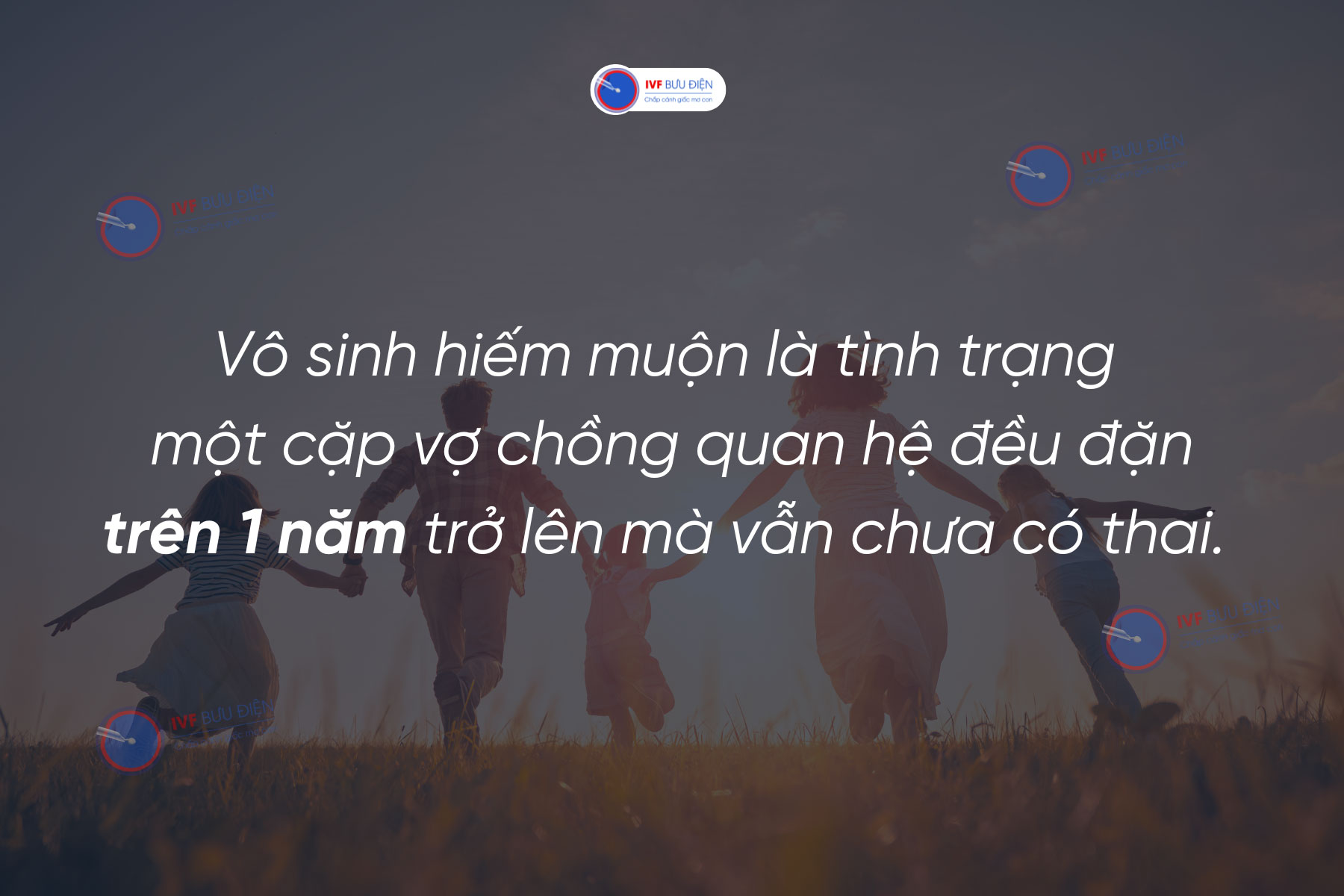 Vô sinh hiếm muộn là tình trạng một cặp vợ chồng quan hệ đều đặn trên 1 năm mà vẫn chưa có thai.