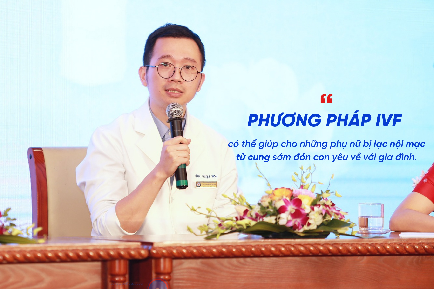 Phương pháp IVF - Thụ tinh ống nghiệm có thể giúp các bà mẹ bị lạc nội mạc tử cung sớm sinh con.